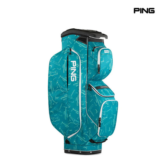 PING CADDIE BAG TRAVERSE 244 TEAL DECAL