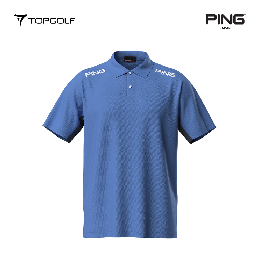 PING JAPAN POLO MEN 6215160287 AD ELM MESH KANOKO SHORT SLEEVE 25SS