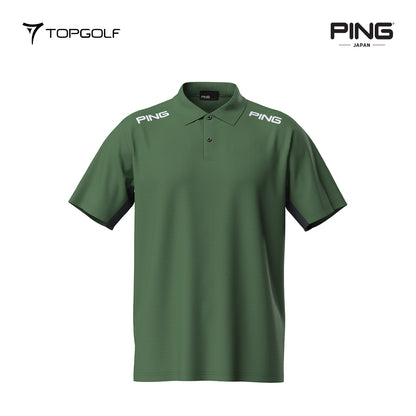 PING JAPAN POLO MEN 6215160287 AD ELM MESH KANOKO SHORT SLEEVE 25SS