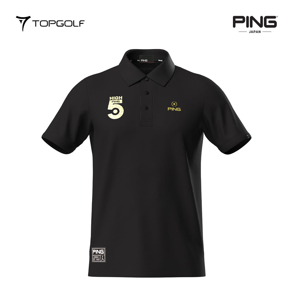 PING JAPAN POLO MEN 6215160581 SUPER QUICK DRY KANOKO SHORT SLEEVE 25SS S