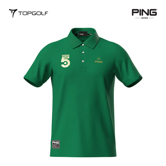 PING JAPAN POLO MEN 6215160581 SUPER QUICK DRY KANOKO SHORT SLEEVE 25SS S