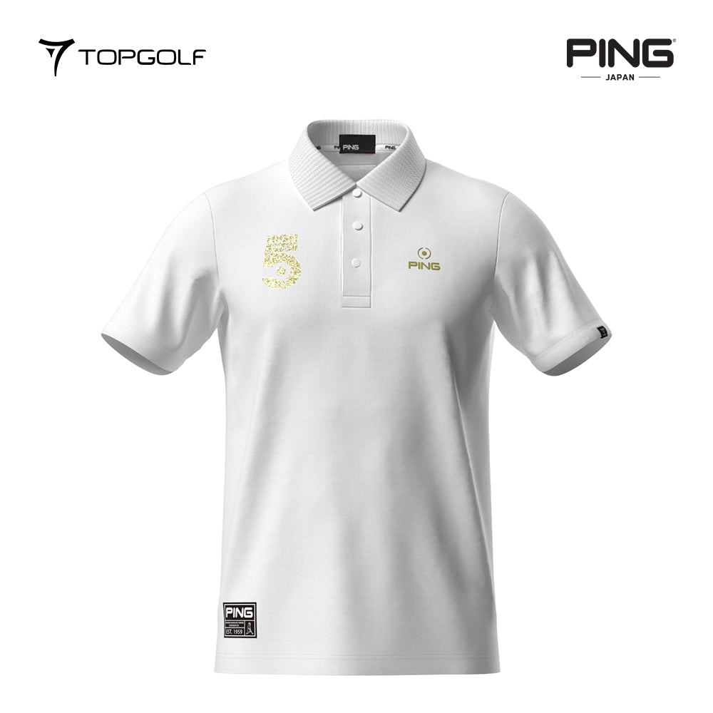 PING JAPAN POLO MEN 6215160581 SUPER QUICK DRY KANOKO SHORT SLEEVE 25SS S