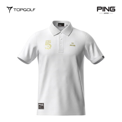 PING JAPAN POLO MEN 6215160581 SUPER QUICK DRY KANOKO SHORT SLEEVE 25SS S