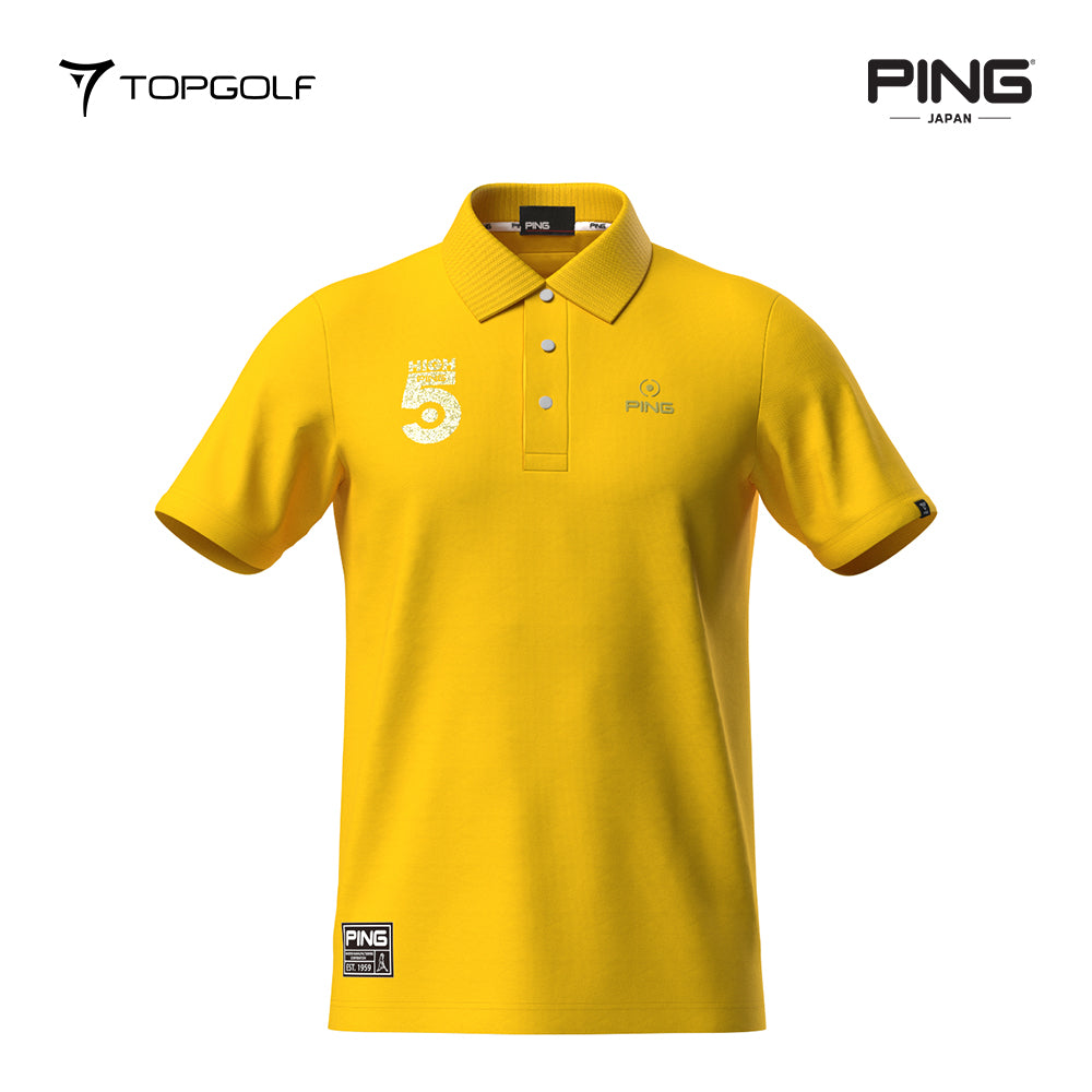 PING JAPAN POLO MEN 6215160581 SUPER QUICK DRY KANOKO SHORT SLEEVE 25SS S