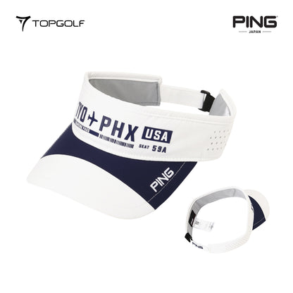 PING JAPAN VISOR MEN 6215187185 PLAIN 25SS FR