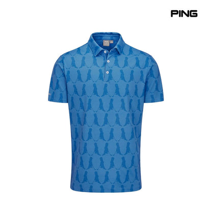 PING POLO SHIRT DIEGO CORNFLOWER BLUE MULTI