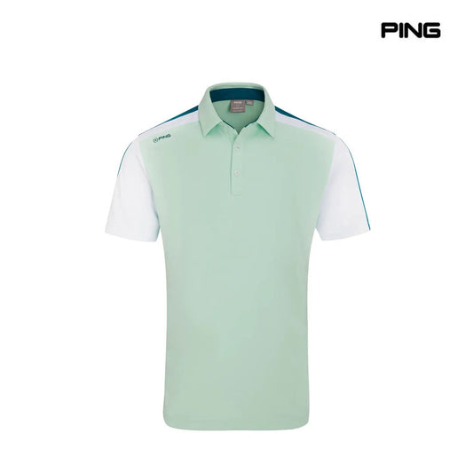 PING POLO SHIRT KELLY MISTY GREEN MULTI