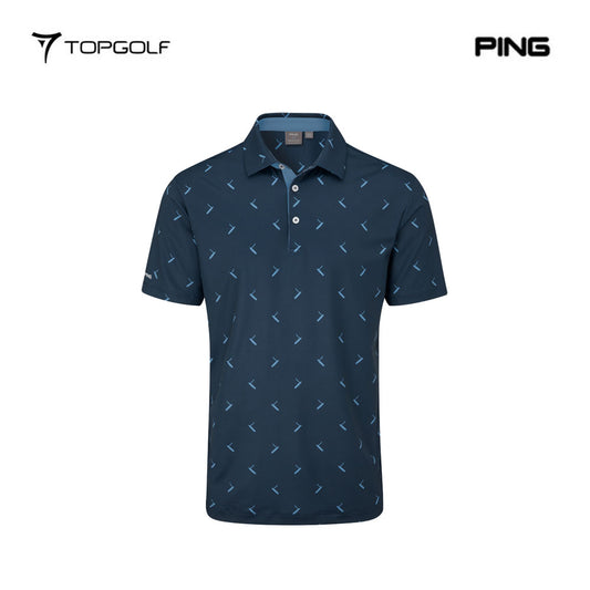 PING T-SHIRT GOLD PUTTER PRINTED MULTI NAVY