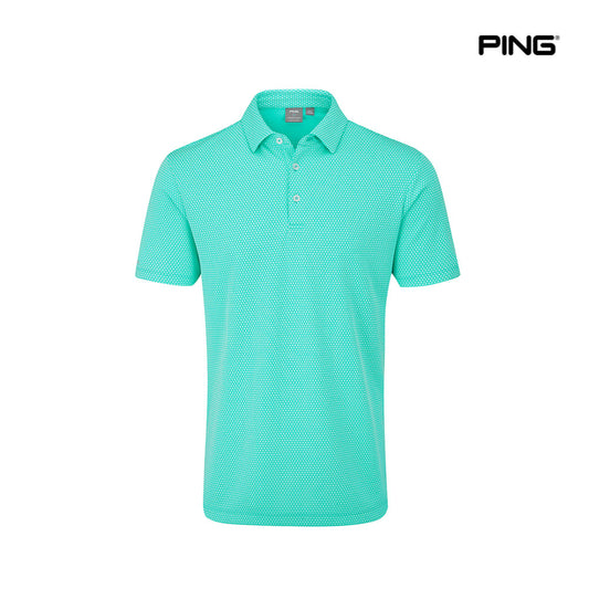 PING T-SHIRT HALCYON MULTI ARUBA BLUE