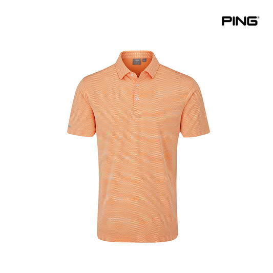 PING T-SHIRT HALCYON MULTI TANGERINE