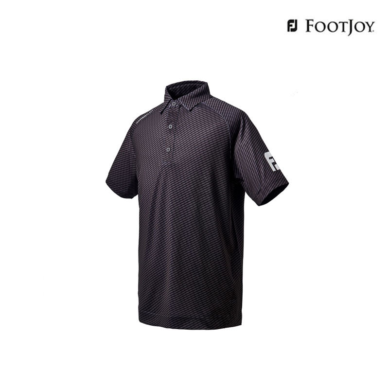 POLO SHIRT FOOTJOY MAN 81092 DF JP SS RAGLAN BLACK