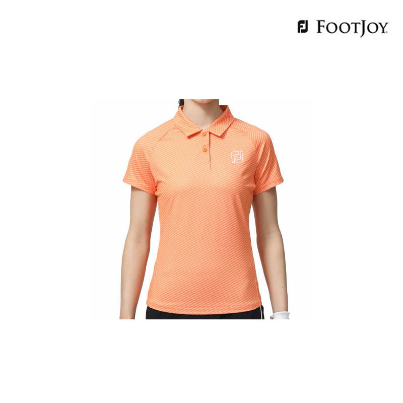 POLO SHIRT FOOTJOY WOMEN 81176 DF JP RAGLAN ORANGE