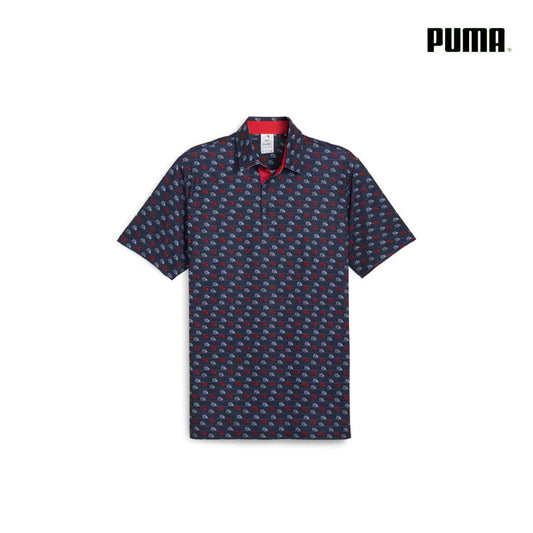 POLO SHIRT PUMA MAN 62398602 X VOLITION 4X4 DRIVE NVY/RED