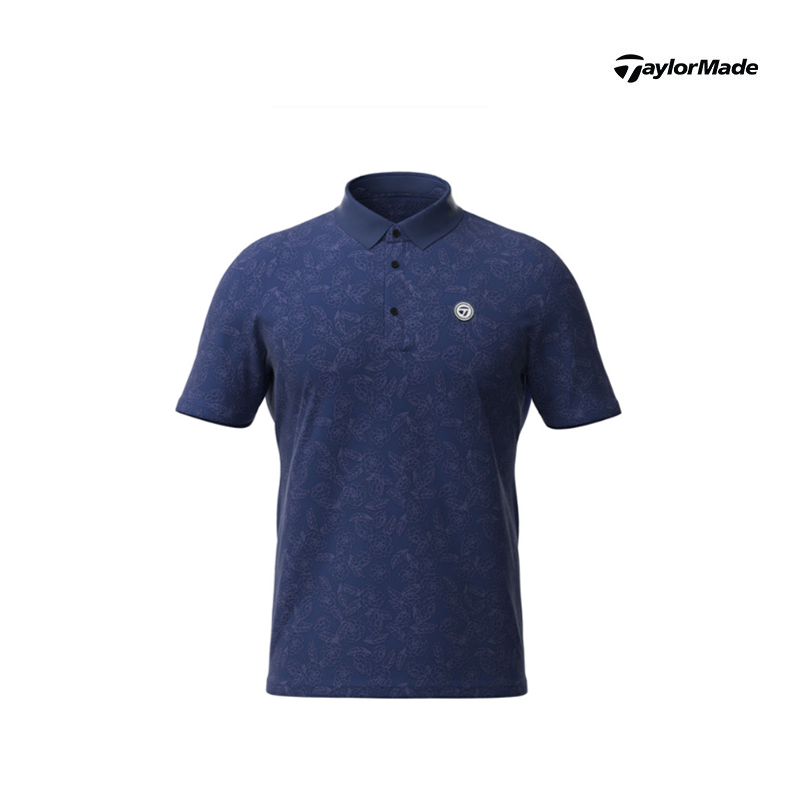 POLO SHIRT TAYLORMADE TJ181-N97110 S23 FLOWER JAQ NAVY