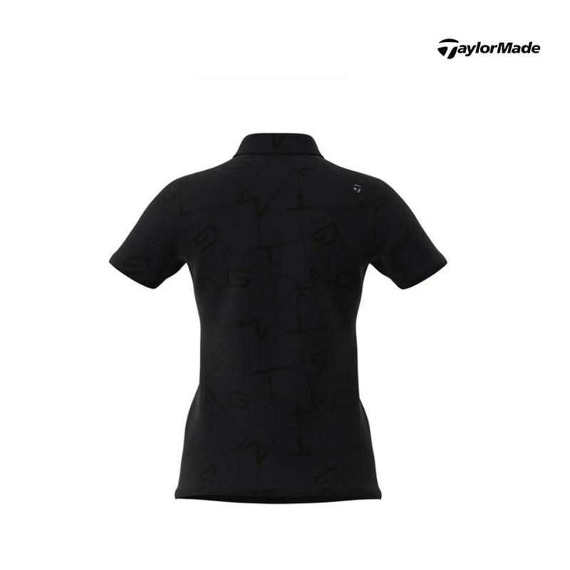 POLO SHIRT TAYLORMADE TJ197-N97223 S23 LETTER GRAP WMN BLACK