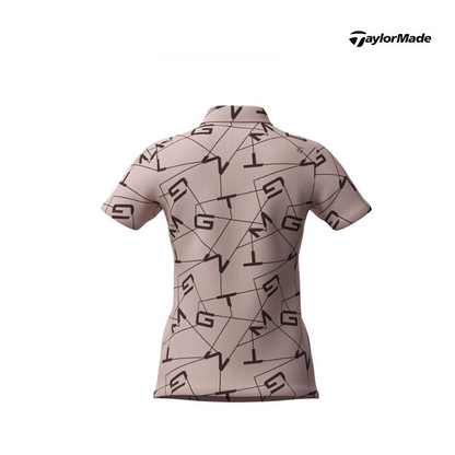 POLO SHIRT TAYLORMADE TJ197-N97224 S23 LETTER GRAP WMN SMOKE PINK