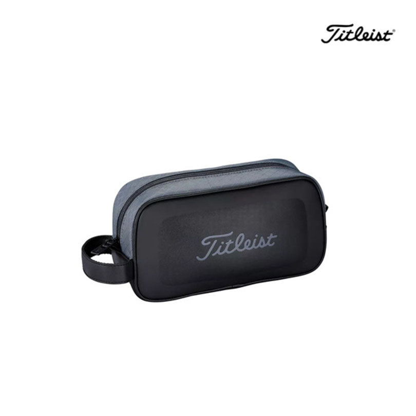 POUCH BAG TITLEIST ASPIRER SMALL TA23ASPJ-02 BLK/CHAR JPN