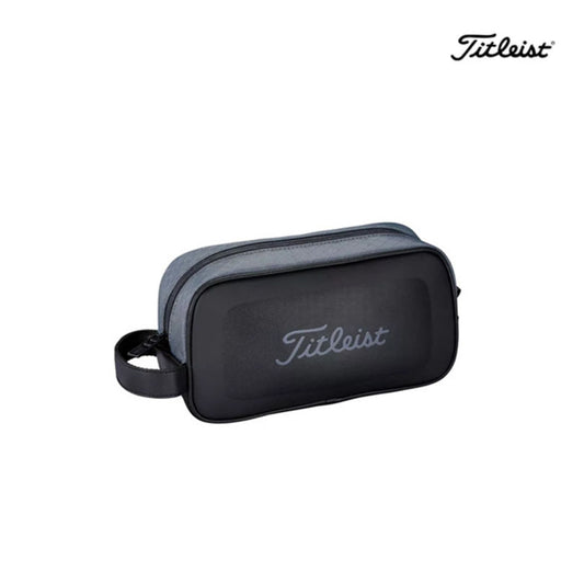 POUCH BAG TITLEIST ASPIRER SMALL TA23ASPJ-02 BLK/CHAR JPN