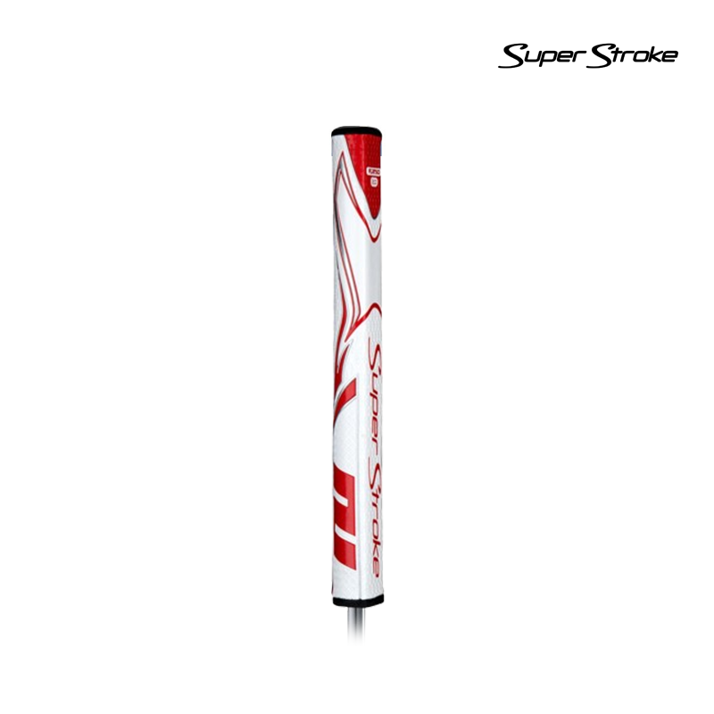 PUTTER GRIP SUPERSTROKE ZENERGY FLATSO 2.0 WT/RED