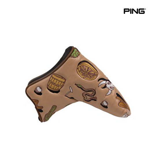 PUTTER HEAD COVER PING DESSERT RULE BLADE 231 BROWN