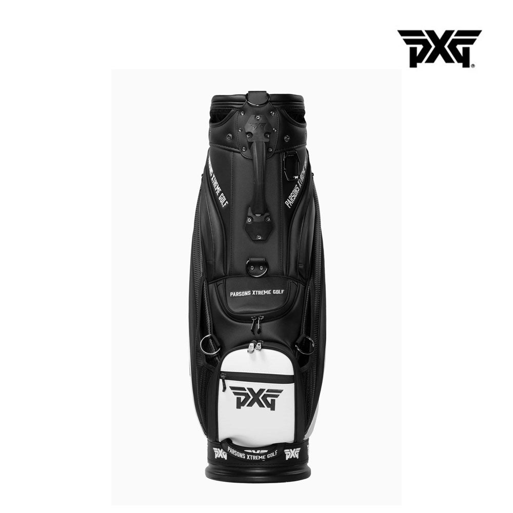 PXG CADDIE BAG TOUR 02 BLK/WHT