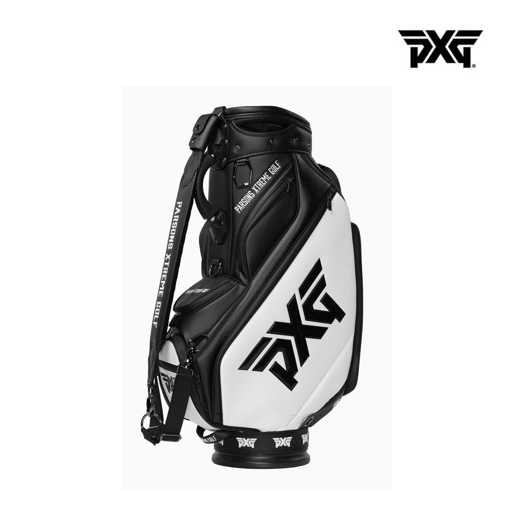 PXG CADDIE BAG TOUR 02 BLK/WHT