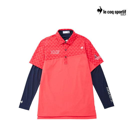 POLO SHIRT LE COQ QGMXJA00W MEN SHORT-SLEEVED SHIRT WITH INNER RD00