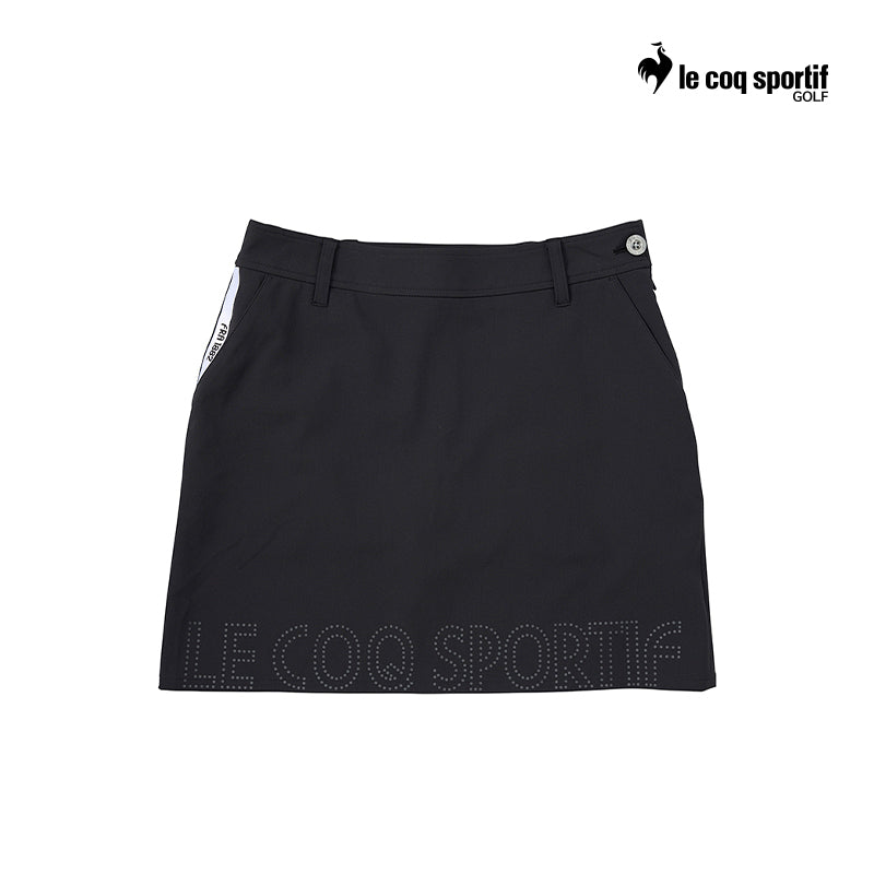 LE COQ SKIRT QGWXJE03 WM TAIL LOGO SPORTY BK