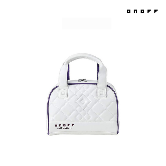 ROUND BAG ONOFF OA7921-01 WHITE/PURPLE