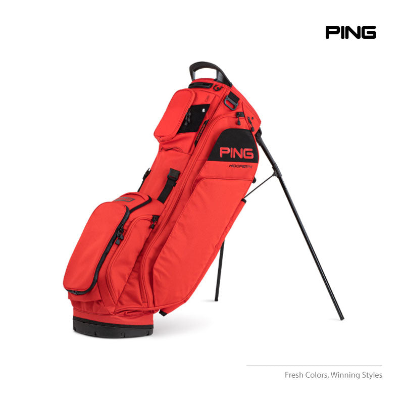 STAND BAG PING HOOFER 14 231 23 RED/BLACK