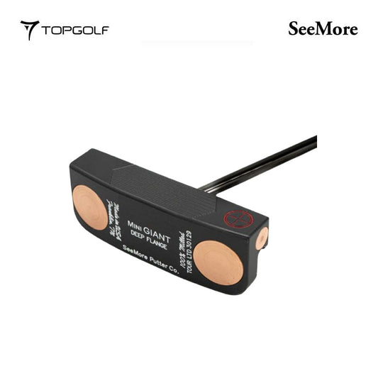 SEEMORE PUTTER MINI GIANT DEEP FLANGE BLACK TIP SM75 #33