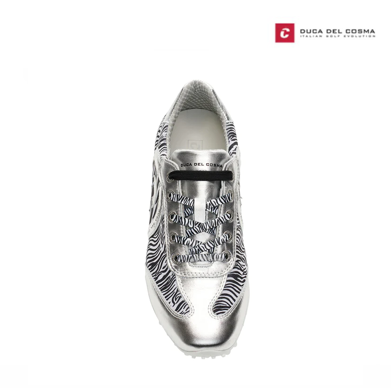 SHOES DUCA DEL COSMA KUBANA SILVER/ZEBRA 110101-61