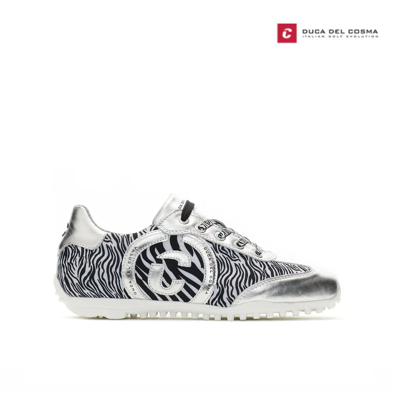 SHOES DUCA DEL COSMA KUBANA SILVER/ZEBRA 110101-61