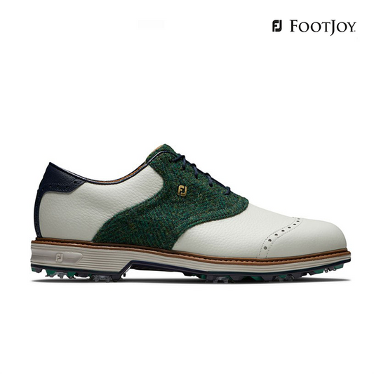 SHOES FOOTJOY 54521 MEN DJ PREM HT WILCOX WHT/GRN/NVY