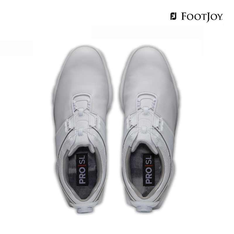 SHOES FOOTJOY CS M PRO SL BOA 53078XW WHT/WHT/LBL