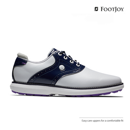 SHOES FOOTJOY DS TRADITIONS WM97899W WHT/NVY/PPL
