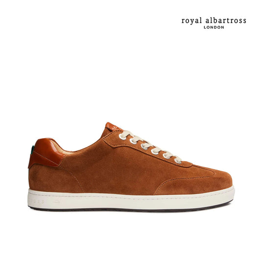 SHOES ROYAL ALBARTROSS SS23MSAN210 SANDERSON CHESTNUT SUEDE