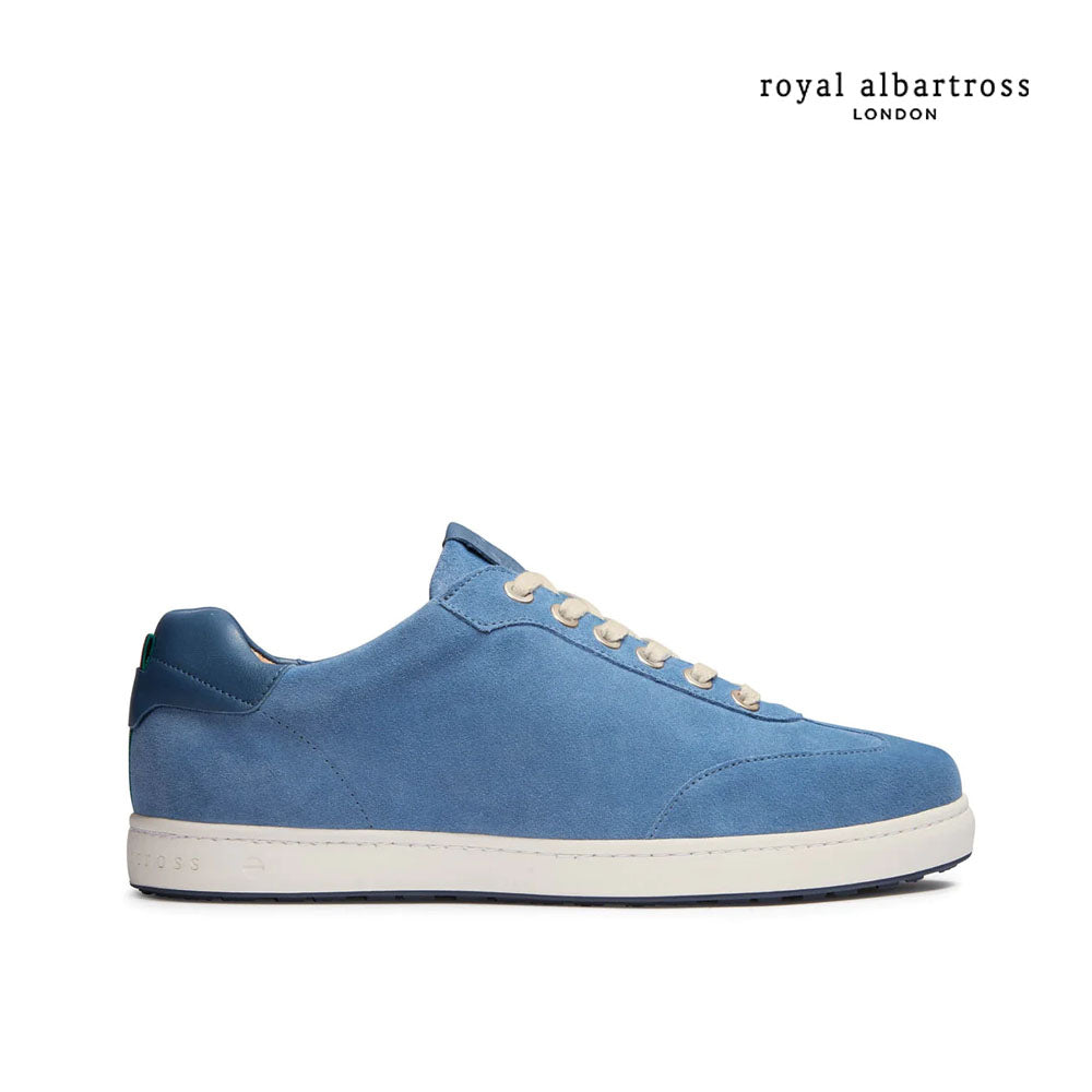 SHOES ROYAL ALBARTROSS SS23MSAN400 SANDERSON BLUE SUEDE