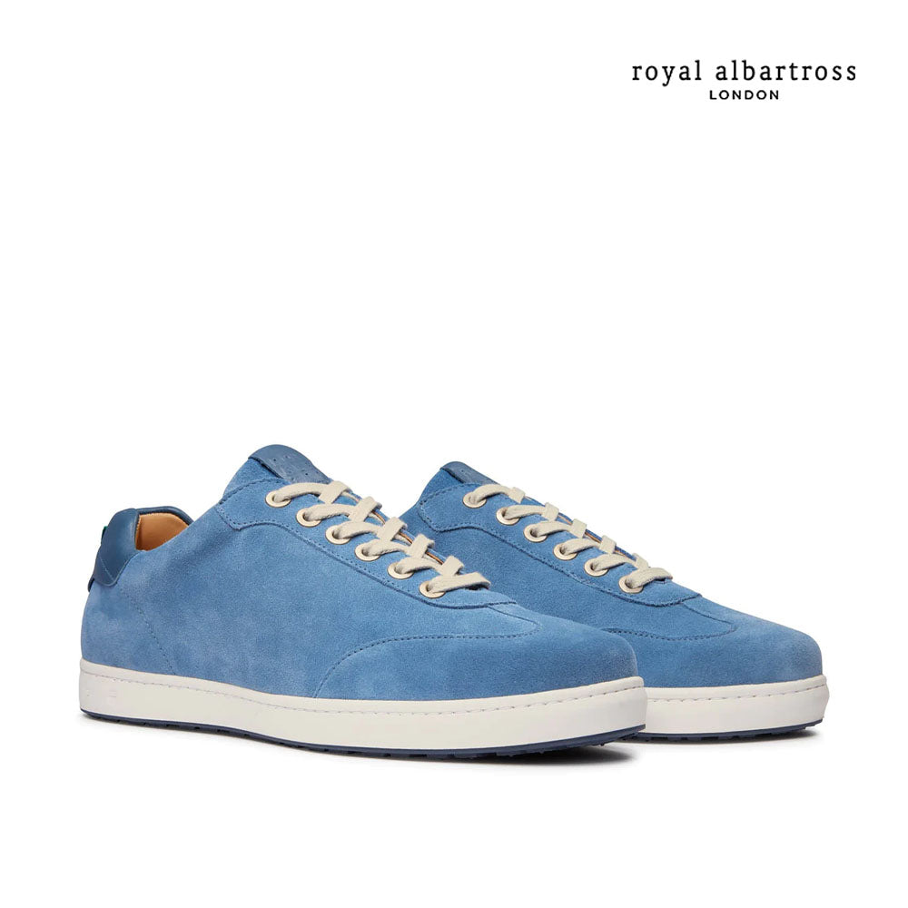 SHOES ROYAL ALBARTROSS SS23MSAN400 SANDERSON BLUE SUEDE