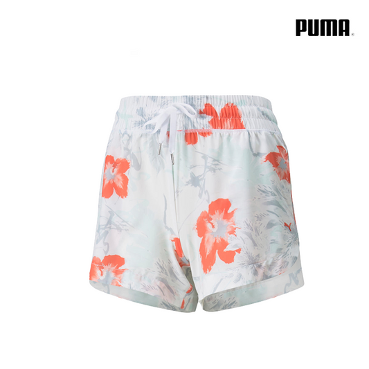 SHORT PUMA WOMEN 53386202 W NASSAU BRIGHT WHITE HOT CORAL