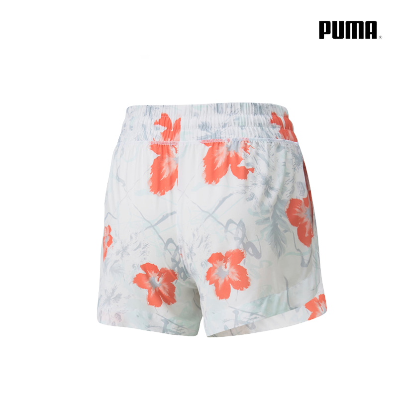 SHORT PUMA WOMEN 53386202 W NASSAU BRIGHT WHITE HOT CORAL