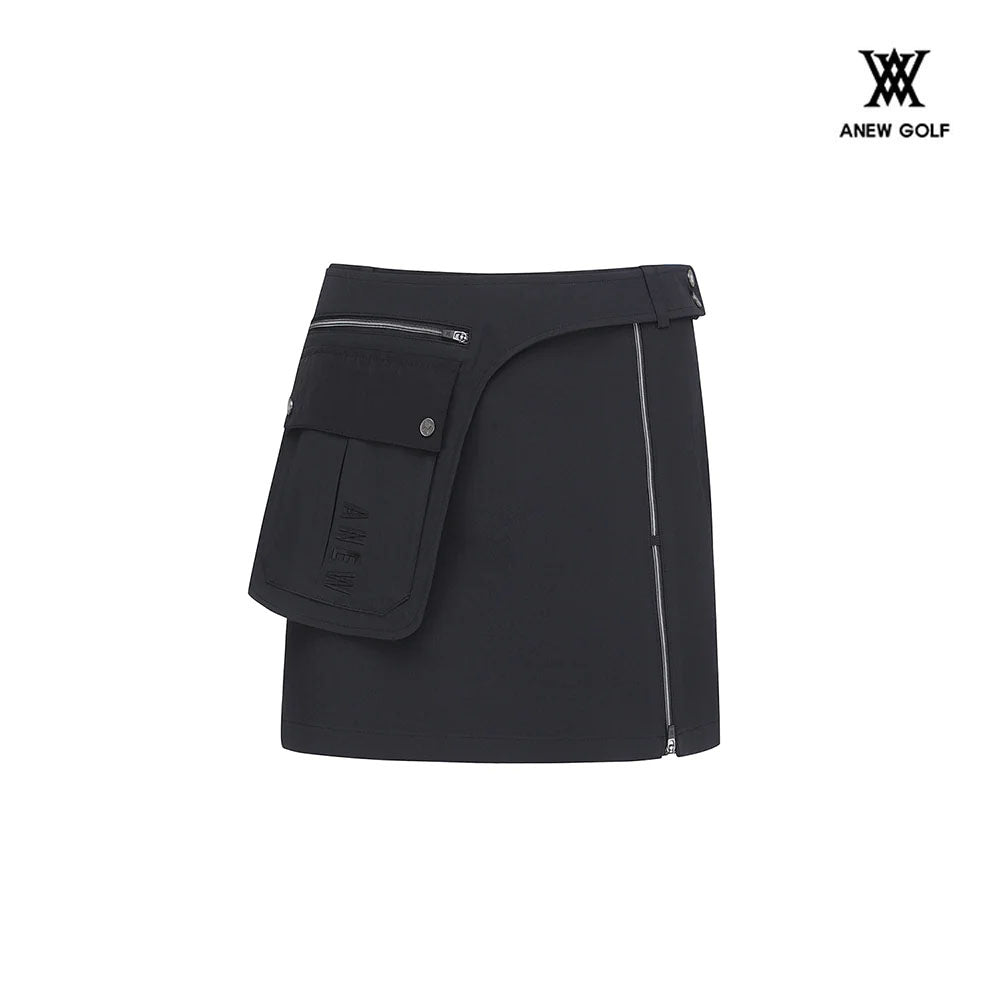 SKIRT ANEW AGCMWSQ07 W DOUBLE LAYER BELT POCKET SKIRT