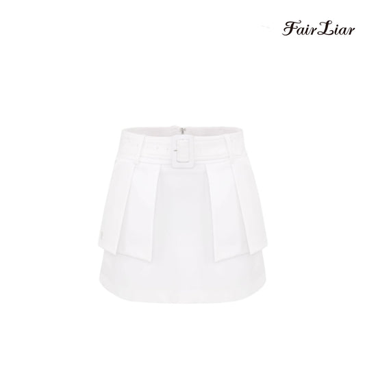 SKIRT FAIRLIAR W FS3SK07FWH WHITE