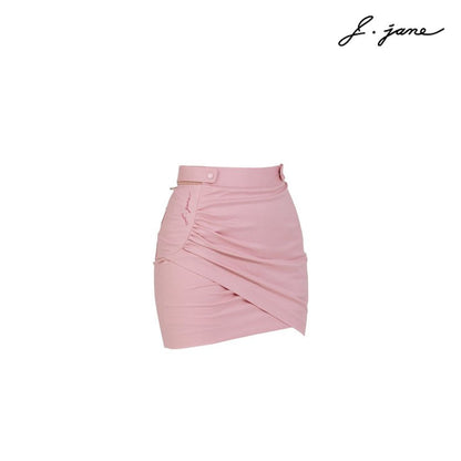 SKIRT J. JANE TULIP LINE SHIRRING PINK