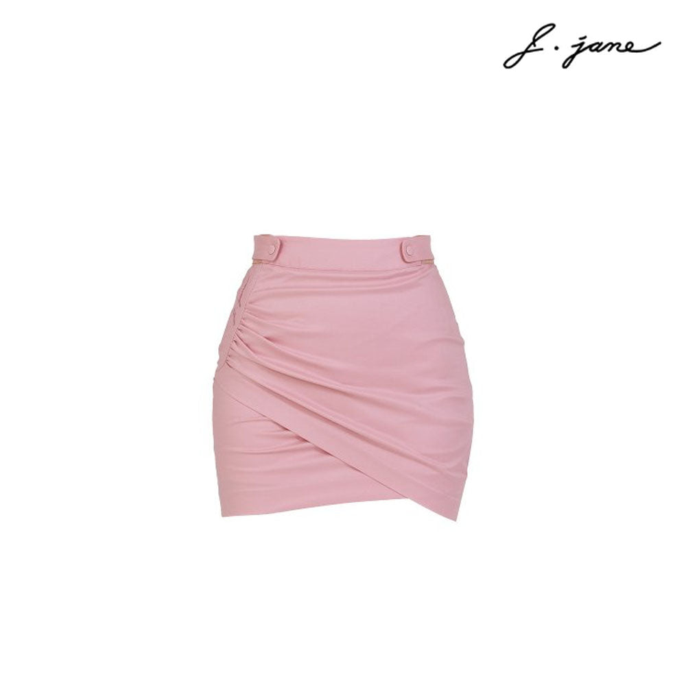 SKIRT J. JANE TULIP LINE SHIRRING PINK