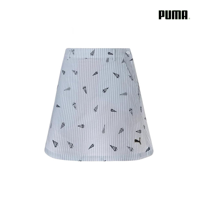 SKIRT PUMA 62247002 W FLAG PRINT SEERSUCKER NAVY BLAZER