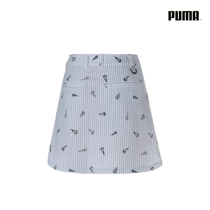 SKIRT PUMA 62247002 W FLAG PRINT SEERSUCKER NAVY BLAZER