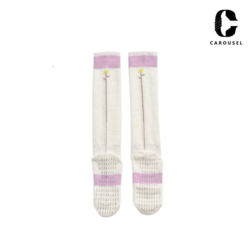 SOCKS CAROUSEL FLEUR WHITE