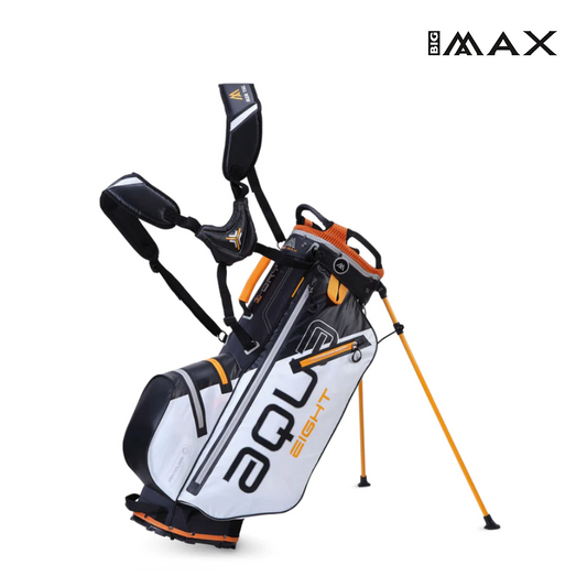 STAND BAG BIG MAX AQUA 8 WHITE/BLACK/ORANGE