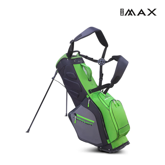 STAND BAG BIG MAX DRI LITE FEATHER LIME/BLACK/CHARCOAL